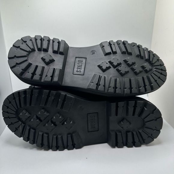 Dunes Women's Stud lace up boot +Memory Foam 8.5 BLACK - Picture 5 of 7